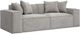 TOV Furniture Mindy Taupe Modular Loveseat-0