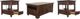 Signature Design by Ashley® Gately 3-Piece Medium Brown Living Room Table Set-0