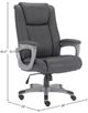 Parker House® Charcoal Desk Chair-1