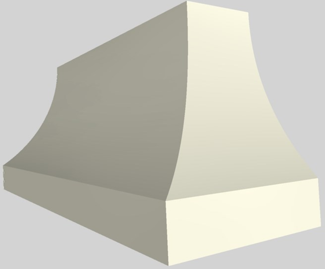 Vent-A-Hood® Designer Series 66" Biscuit Wall Mounted Range Hood-2