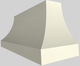 Vent-A-Hood® Designer Series 66" Biscuit Wall Mounted Range Hood-2