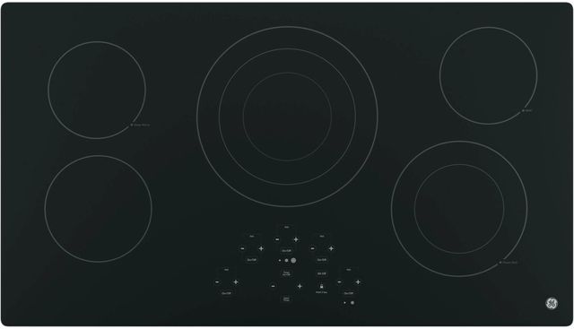 GE® 36" Black Electric Cooktop