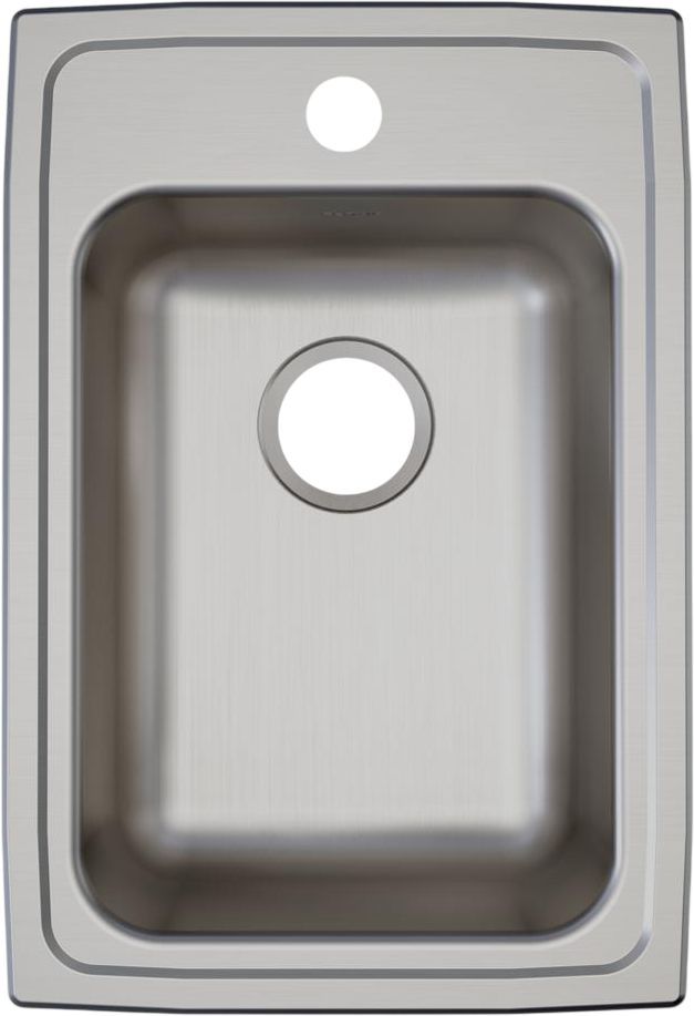 Elkay Lustertone® Classic Lustrous Satin 15" x 22" x 6-1/2" MR2-Hole Single Bowl Drop-In ADA Sink-1