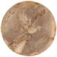 Dovetail Furniture Calvus Light Natural Side Table with Bronze Base-1