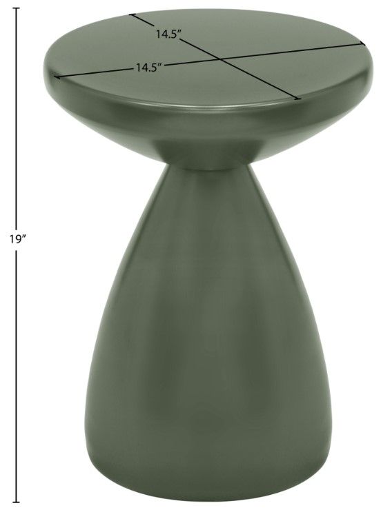 Meridian Furniture Anika Green End Table-3