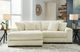 Signature Design by Ashley® Lindyn 2-Piece Ivory Left-Arm Facing Sectional and Chaise-3