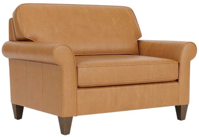 Flexsteel® Customizable Westside Leather Chair and a Half-0
