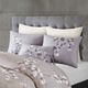 Olliix by N Natori Lilac Full/Queen Sakura Blossom 3 Piece Cotton Sateen Printed Duvet Cover Set-3