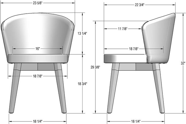Amisco Customizable Beatrice Dining Arm Chair-1