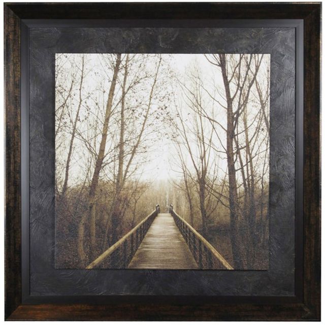 StyleCraft Multi-Color Textured Framed Print-0