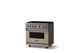 Viking® 5 Series 36" Nantucket Pro Style Gas (NG) Range with Polished Chrome Trim-2