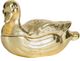 A & B Home Gold Duck Trinket Box-0