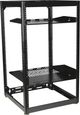 Sanus® Component Series Black 20U Stackable Skeleton Rack-0