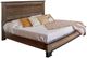 International Furniture Direct Antique Brown/Gray Eastern King Panel Bed-0