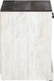 Signature Design by Ashley® Shawburn Charcoal Gray/Whitewash Nightstand-3