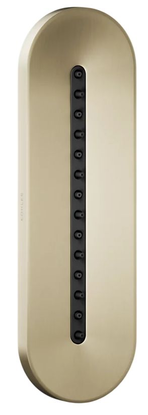 KOHLER® Statement® Vibrant Brushed Bronze 2.5 GPM Oblong Vichy Single-Function Body Spray-0