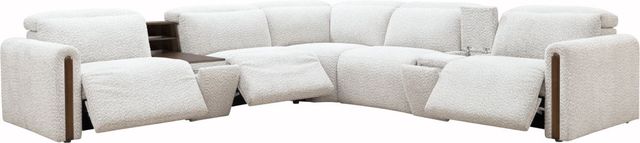 Hooker® Furniture Ready-Made Upholstery Anaheim 7-Piece McCurdy Stone Power Reclining Sectional-1