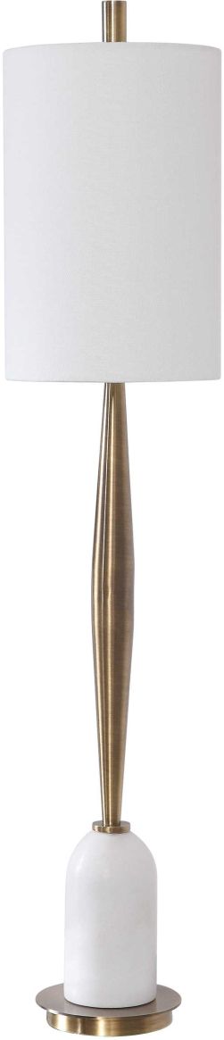 Uttermost® Minette Plated Antique Brass Buffet Lamp-3