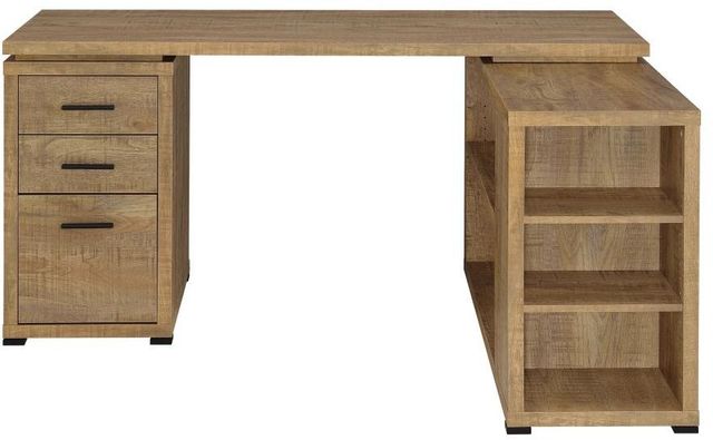 Coaster® Yvette Mango L-Shape Computer Desk-3