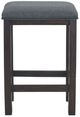 Elements International Sutherland Lane 5-Piece Black/Dark Gray Dining Set-4
