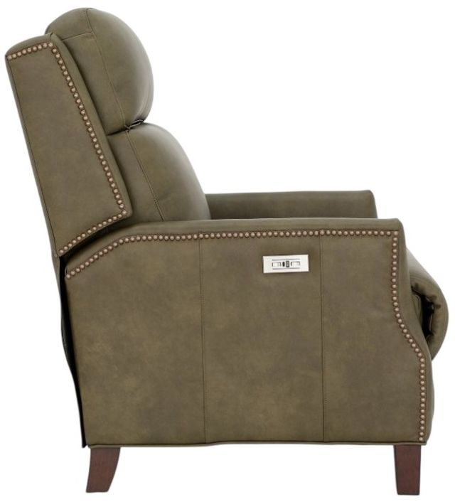 BarcaLounger® Charlotte Oasis Olive Leather Power Recliner-4