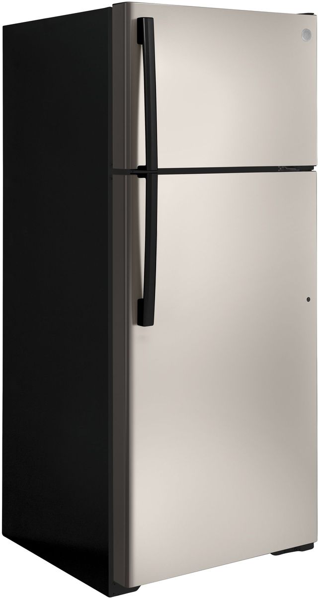 GE® 28 in. 17.5 Cu. Ft. Silver Top Freezer Refrigerator-3