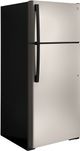 GE® 28 in. 17.5 Cu. Ft. Silver Top Freezer Refrigerator-3