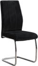 Monarch Specialties Inc. 2-Piece Black Velvet Side Chair Set-0