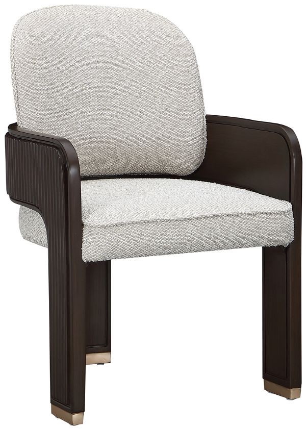 Michael Amini® West Kensington Medium Espresso Dining Arm Chair-0