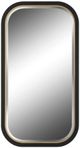Uttermost® Nevaeh Black/Gold Curved Mirror-0