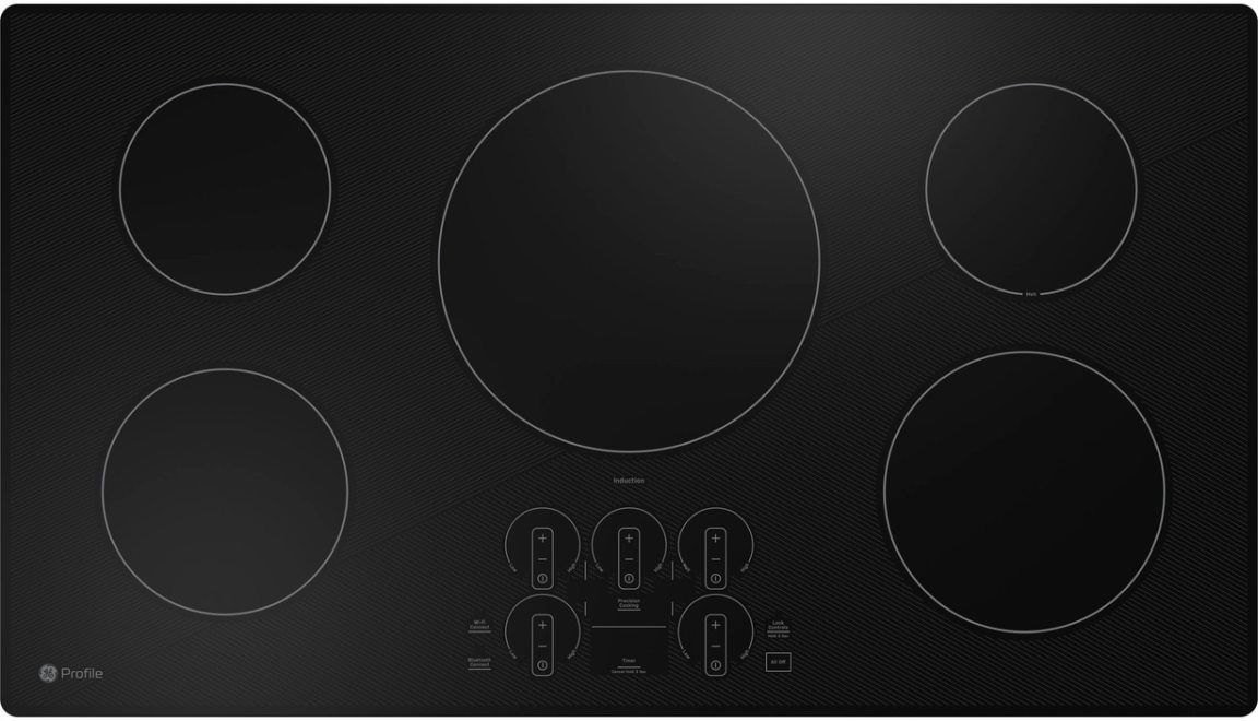 GE Profile™ 36" Black on Black Induction Cooktop