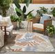Nourison Home™ Aloha Blue Mocha 5'x8' Area Rug-2