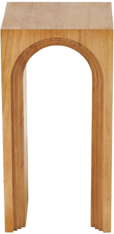Deco Marche Brown Cutout Arch Side Table-1
