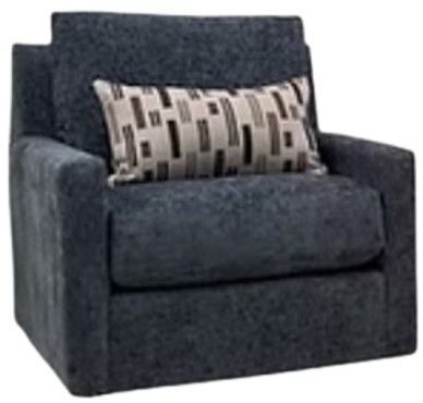 Intermountain Furniture Customizable Luxor Track Arm with Plumae Cushion Chair-0