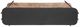 Bassett Mirror Adrienne Sandblasted Black Console Table with Brass Base-3