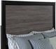 Global Furniture USA Lisbon Black/Dark Gray Twin Panel Bed -1