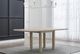 Modus Furniture Liv White Sand Rectangular Dining Table-1