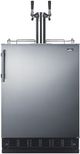Summit® 24" Stainless Steel Cold Brew Coffee Kegerator-0
