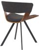 Armen Living Ulric Charcoal Dining Accent Chair-2