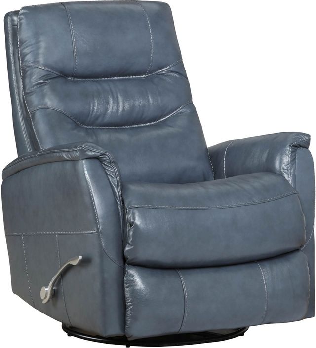 HomeStretch Revelation Medium Blue Manual Swivel Rocker Recliner