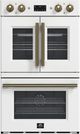 FORNO® Asti Alta Qualitia 30" White Double Electric Wall Oven-0