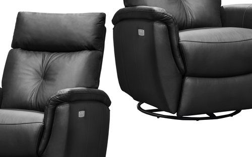Bugatti Design Palo Electric Swivel Rocker Recliner-1