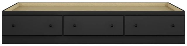 Perdue Woodworks Essential Black Twin Mates Bed-1