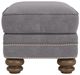 Flexsteel® Bay Bridge Gray Charcoal Ottoman-2