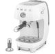 Smeg 50's Style White Manual Espresso Machine-1