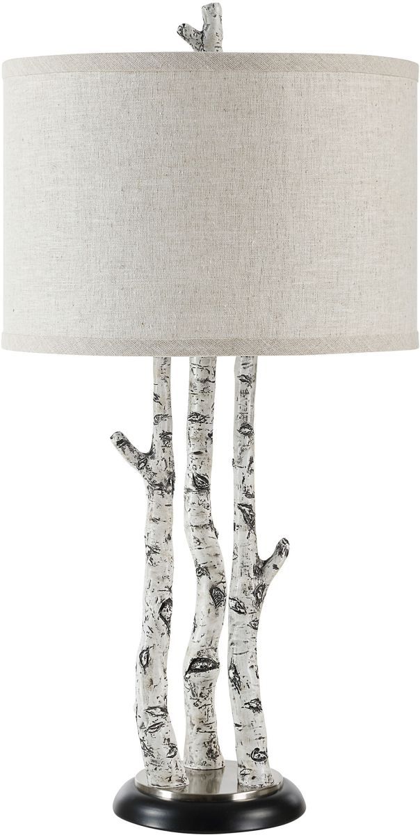 Renwil® Everren Naousa Matte Black/Nickel/White Wash Table Lamp-0