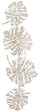 Crestview Collection Callaway Dusty White Wall Sconce-0