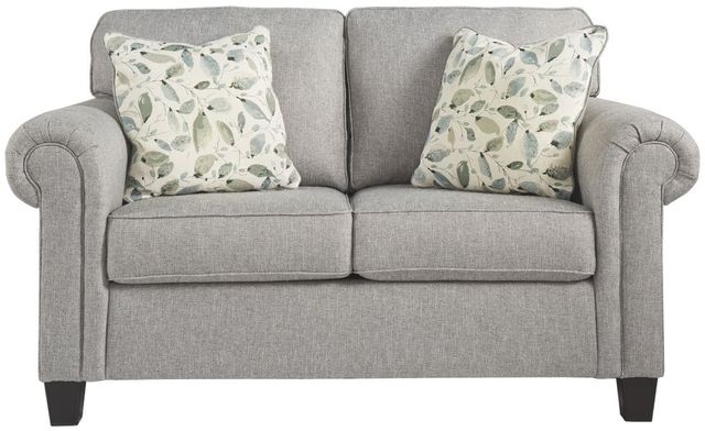 Signature Design by Ashley® Alandari Gray Loveseat-1