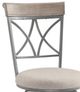 Powell® Hamilton Birch Silver/Pewter Gray Swivel Counter Stool-1