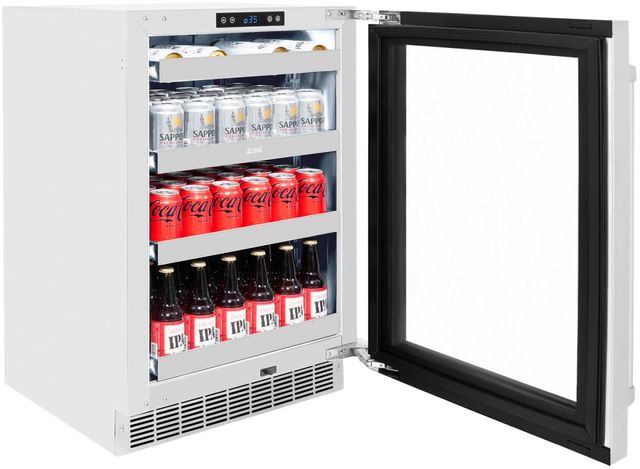 ZLINE Touchstone 24" 5.2 CU. Ft. Stainless Steel Beverage Center-3